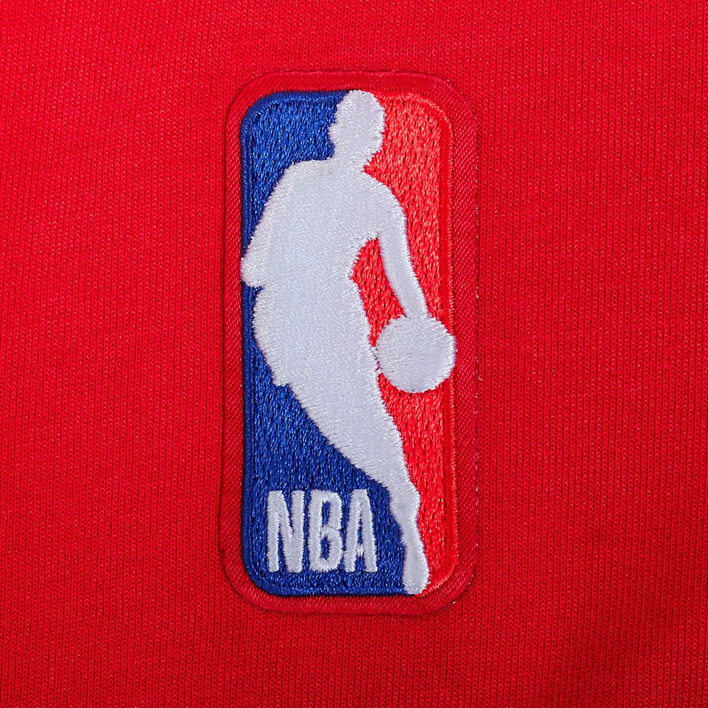 NBA CHICAGO BULLS SOUVENIR MEN'S WARM UP JACKET (RED/BLACK)