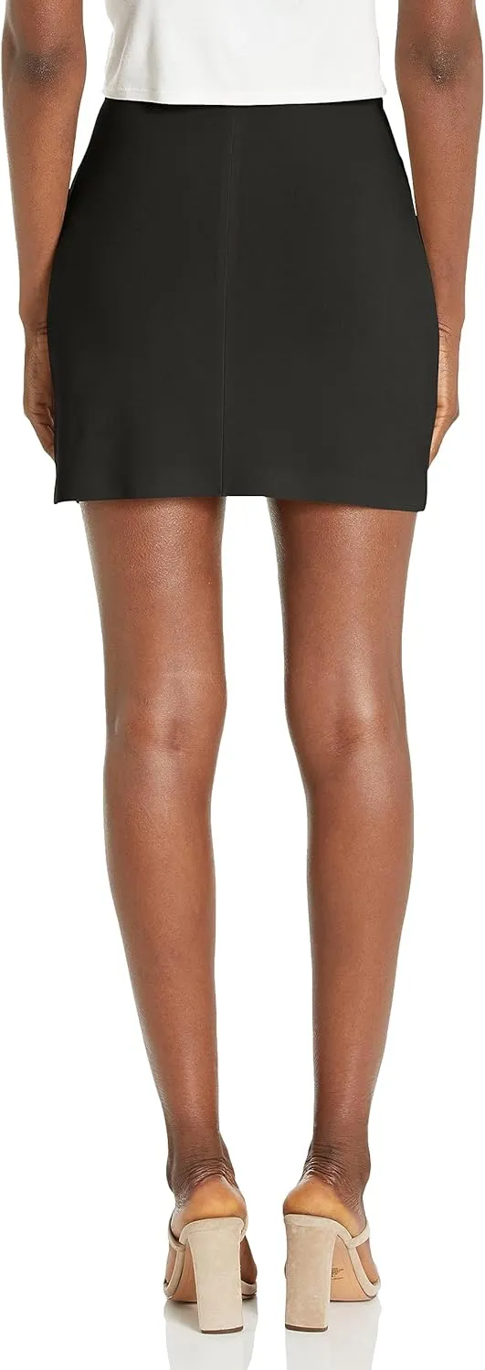 Norma Kamali Women's Side Slit Mini Skirt