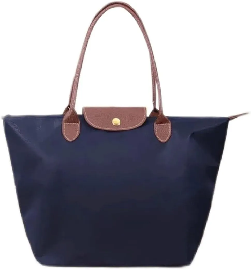 Nylon Shopping Shoulder Bag, Oxford Cloth, Folding, Storage, Rain Proof, Handbag