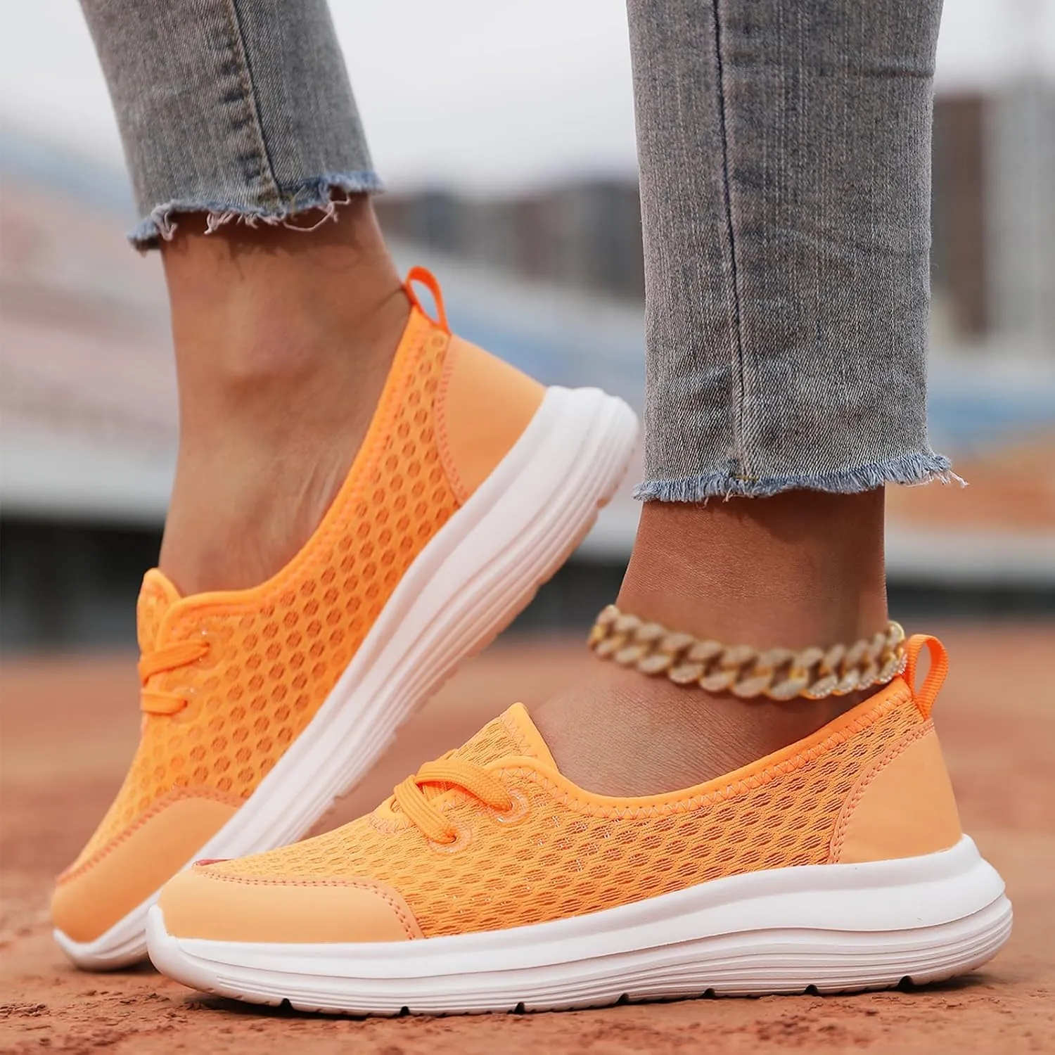 Orthopedic Shoes for Women Wide Width Loafers Slip On Walking Shoes Low Top Sneakers Soft Sole Flat Shoe Comfortable Casual Flats Comfort Wear Orthowear Shoe Lightweight Footwear