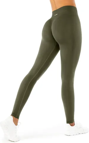 PAVOI ACTIVE Seamless Scrunch Butt Leggings | High Waisted Compression Sculpting Women Full Length Workout Pants | SculptForm