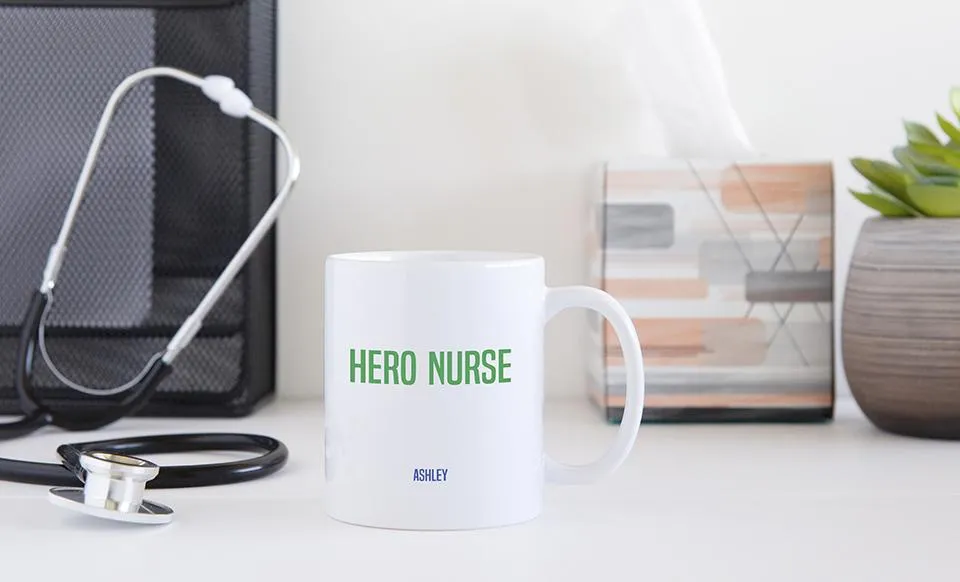 Personalized Super Nurse Mugs