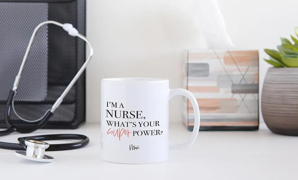 Personalized Super Nurse Mugs
