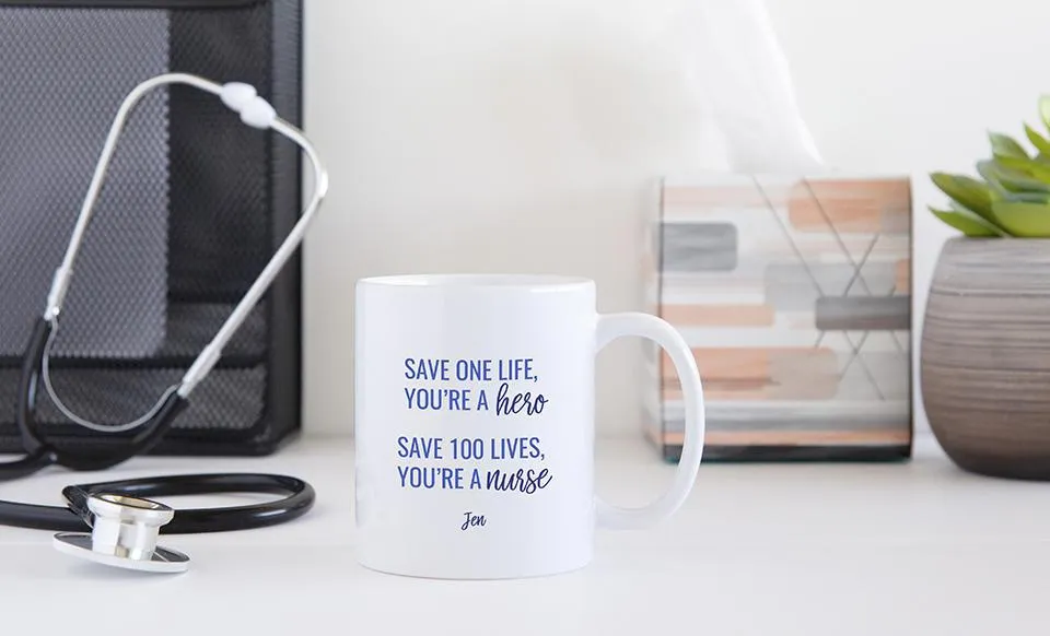 Personalized Super Nurse Mugs