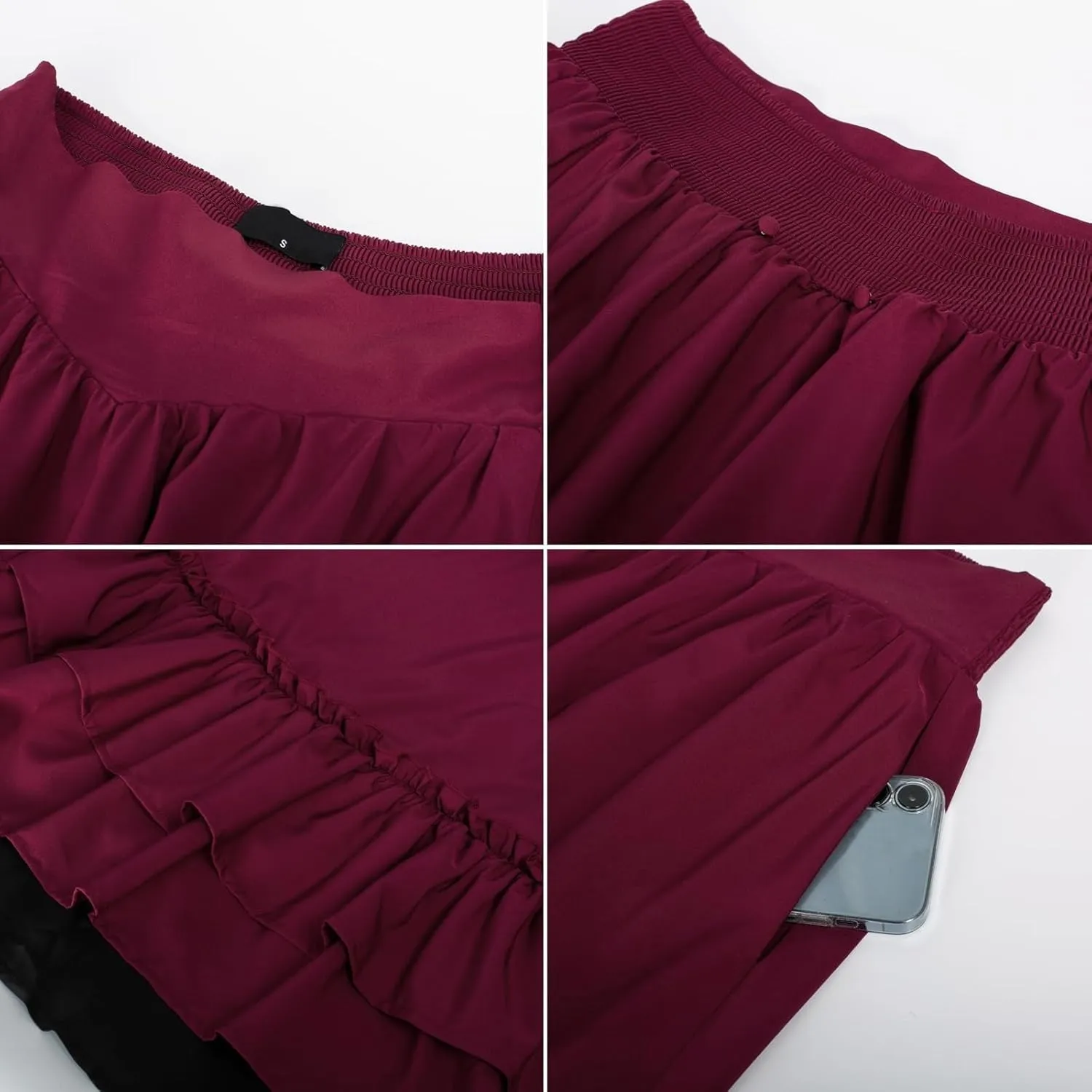 Plus Size Skirts Women Retro Medieval Elastic Lace High Waist Boho Maxi Skirt Casual Drawstring A Line Long Skirt