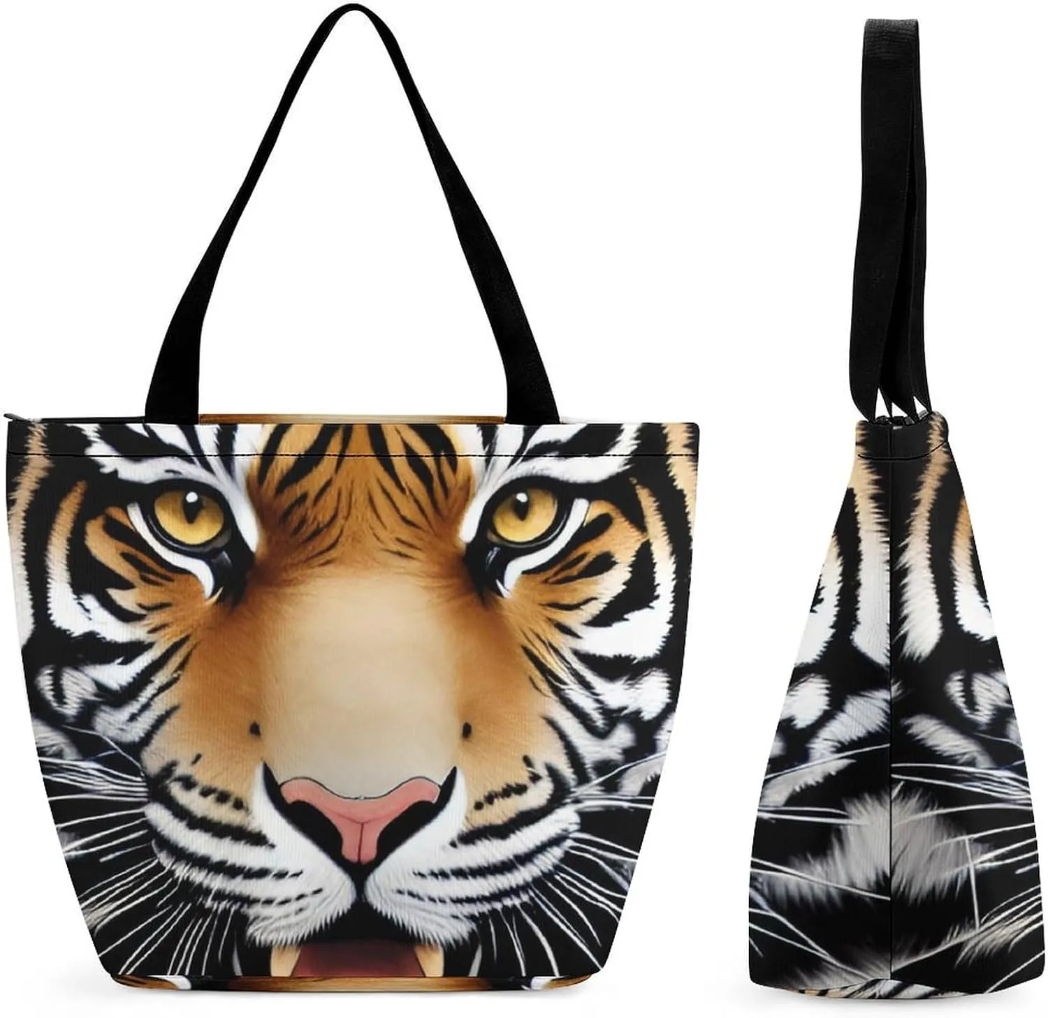 Purses and Handbags for Women Fashion Tote Bags Shoulder Bag Top Handle Satchel Bags Purse for Shopping Outdoor, Compatible with Japanese Tiger Shoulder Bag