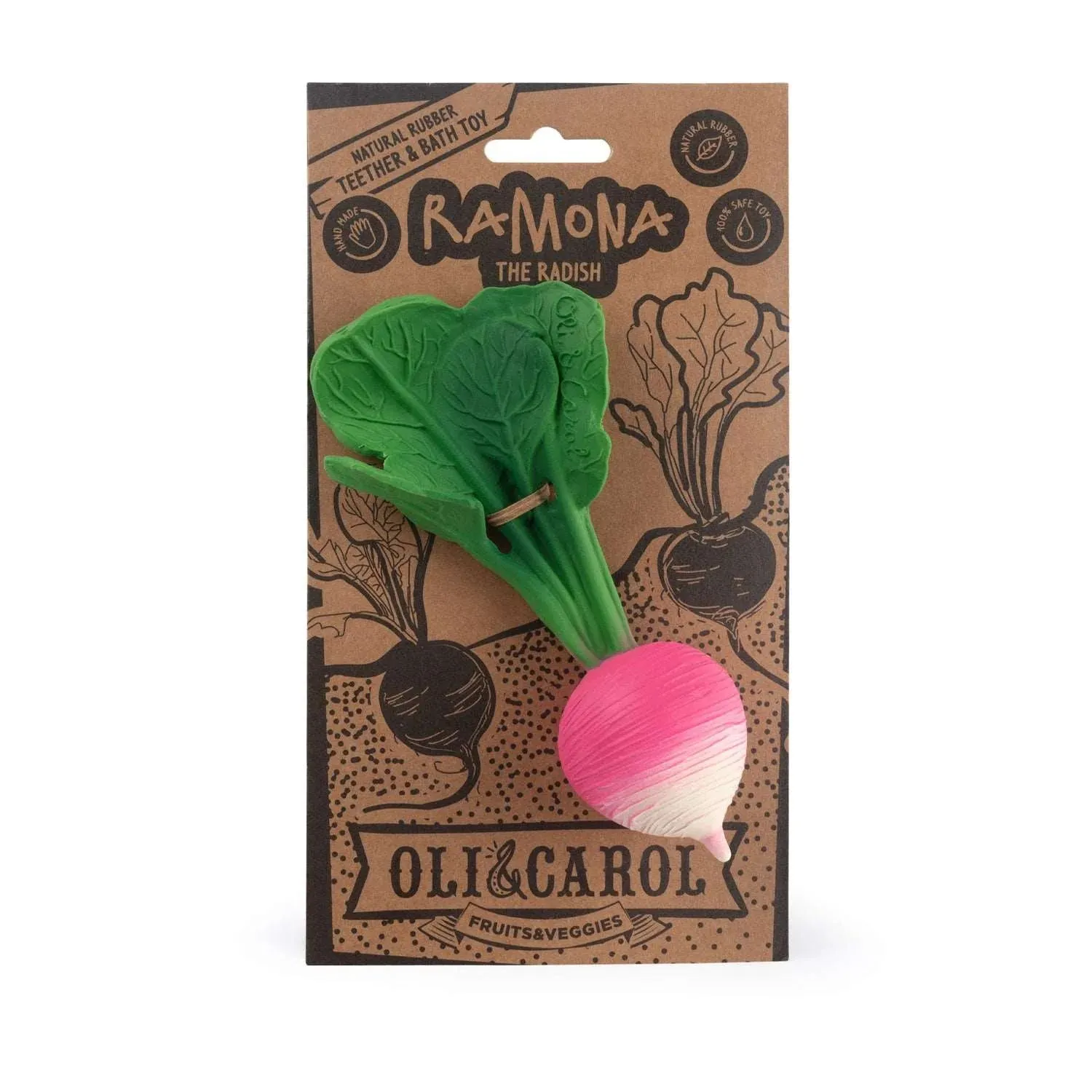 Ramona The Radish Baby Teether