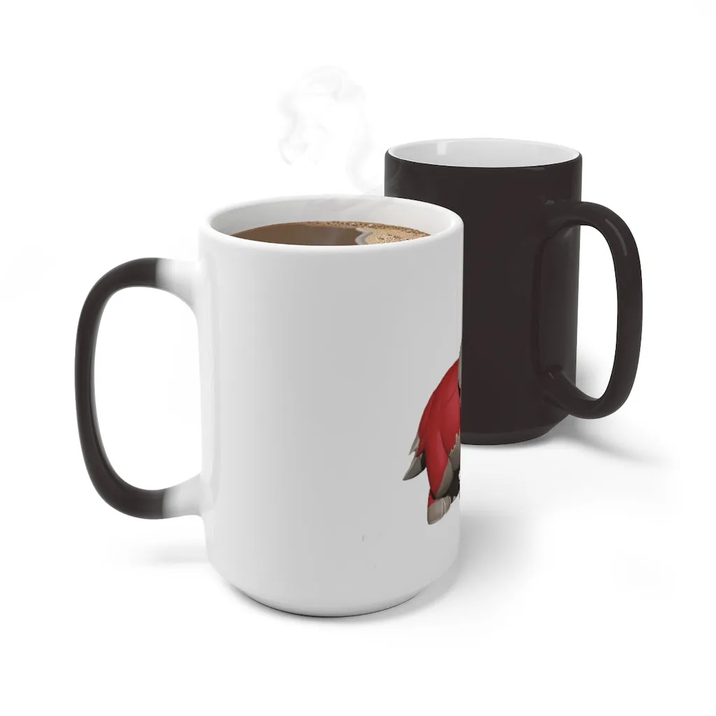Red Dog Color Changing Mug