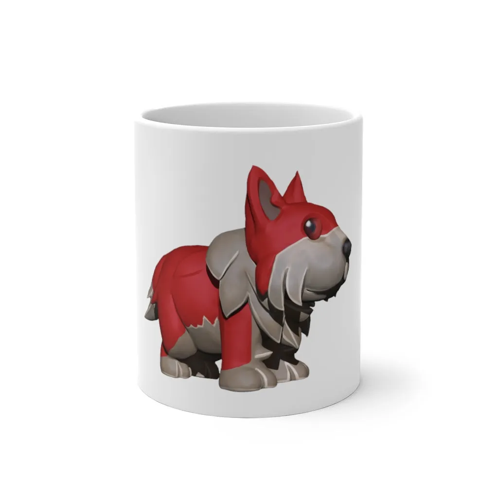 Red Dog Color Changing Mug