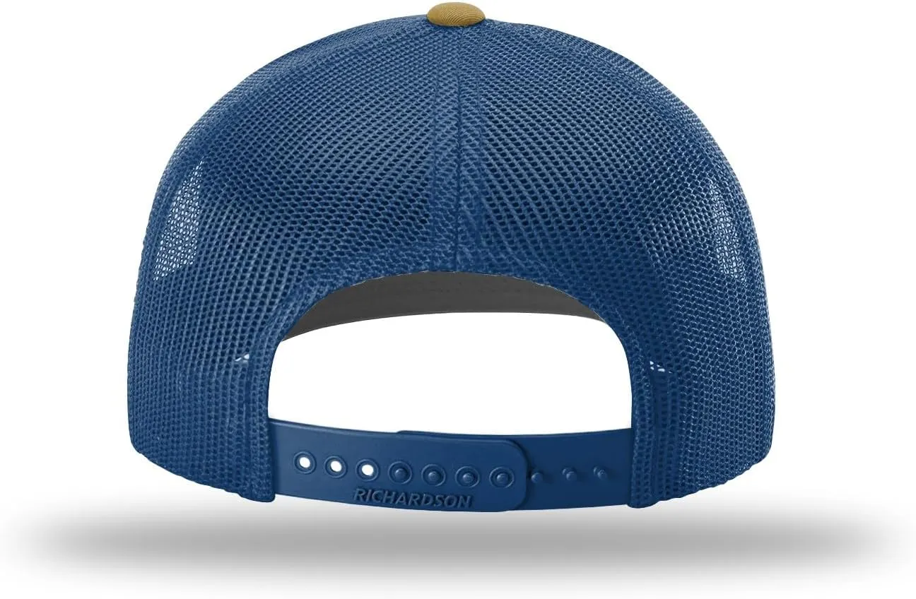 Richardson 112 Trucker Hat - Premium Blank Baseball Cap, Adjustable Snapback Hat - Structured Six Panel Richardson Blank Hats