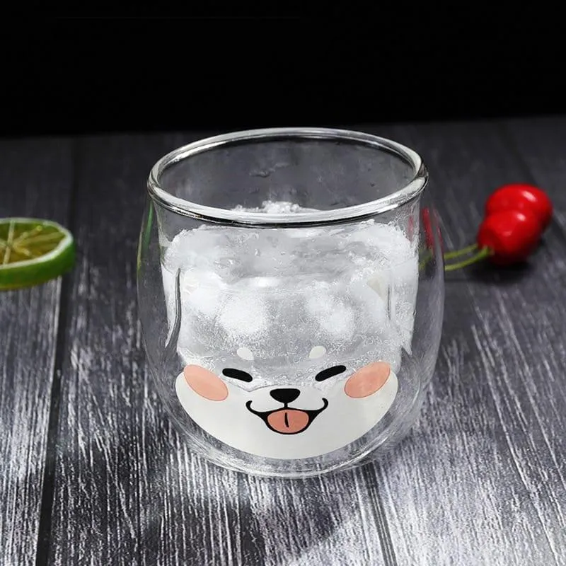 Shiba Inu Glass Cup