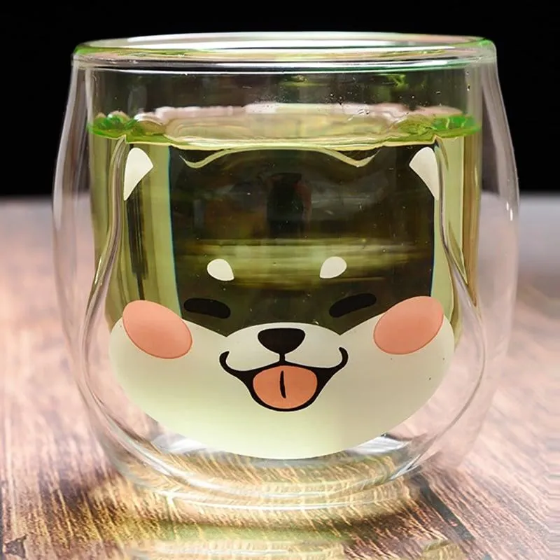 Shiba Inu Glass Cup