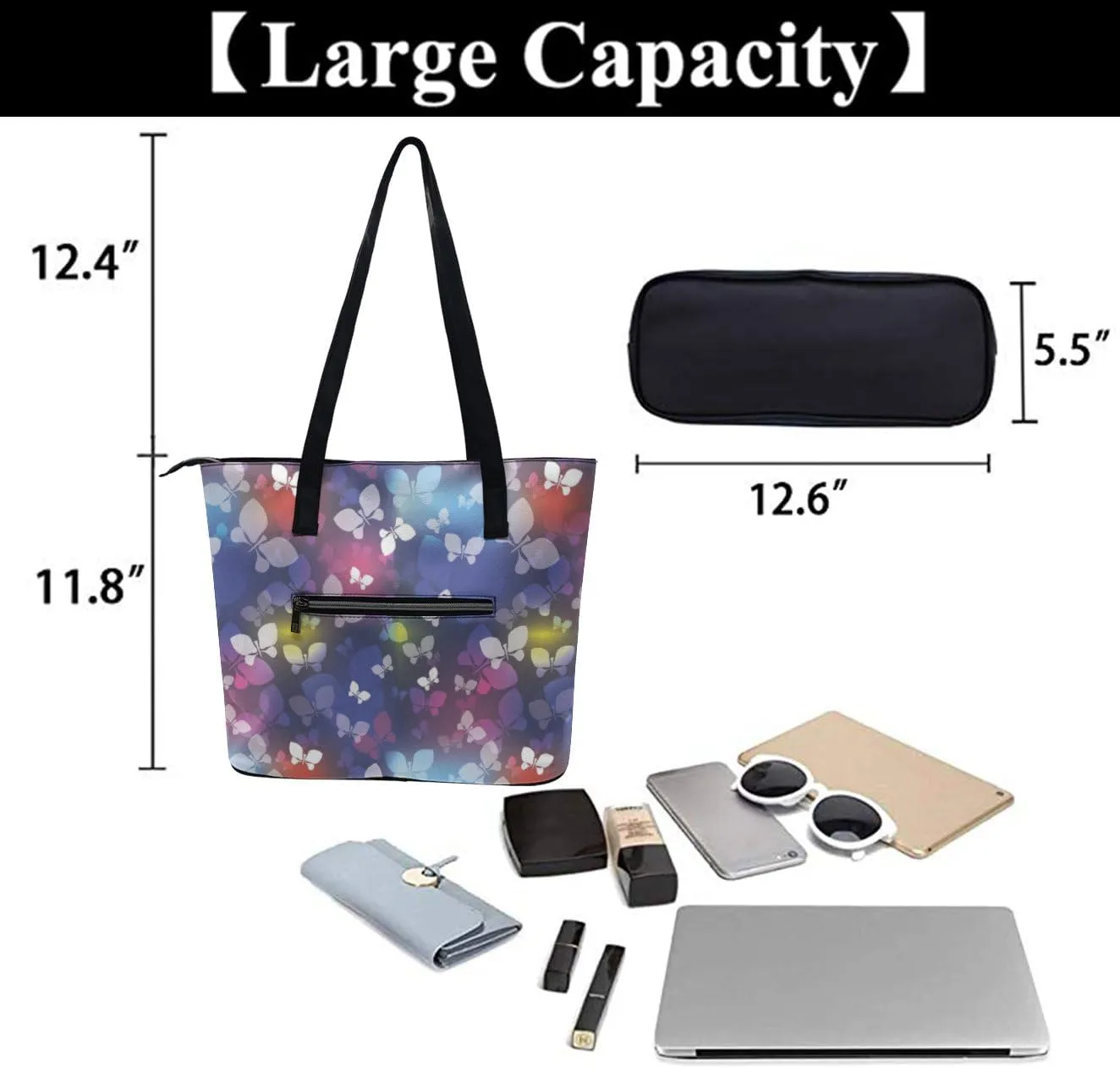 Shoulder Bag Handbags for Women Fashion Tote Bags PU Leather Shoulder Bag Top Handle Satchel Bags Purse