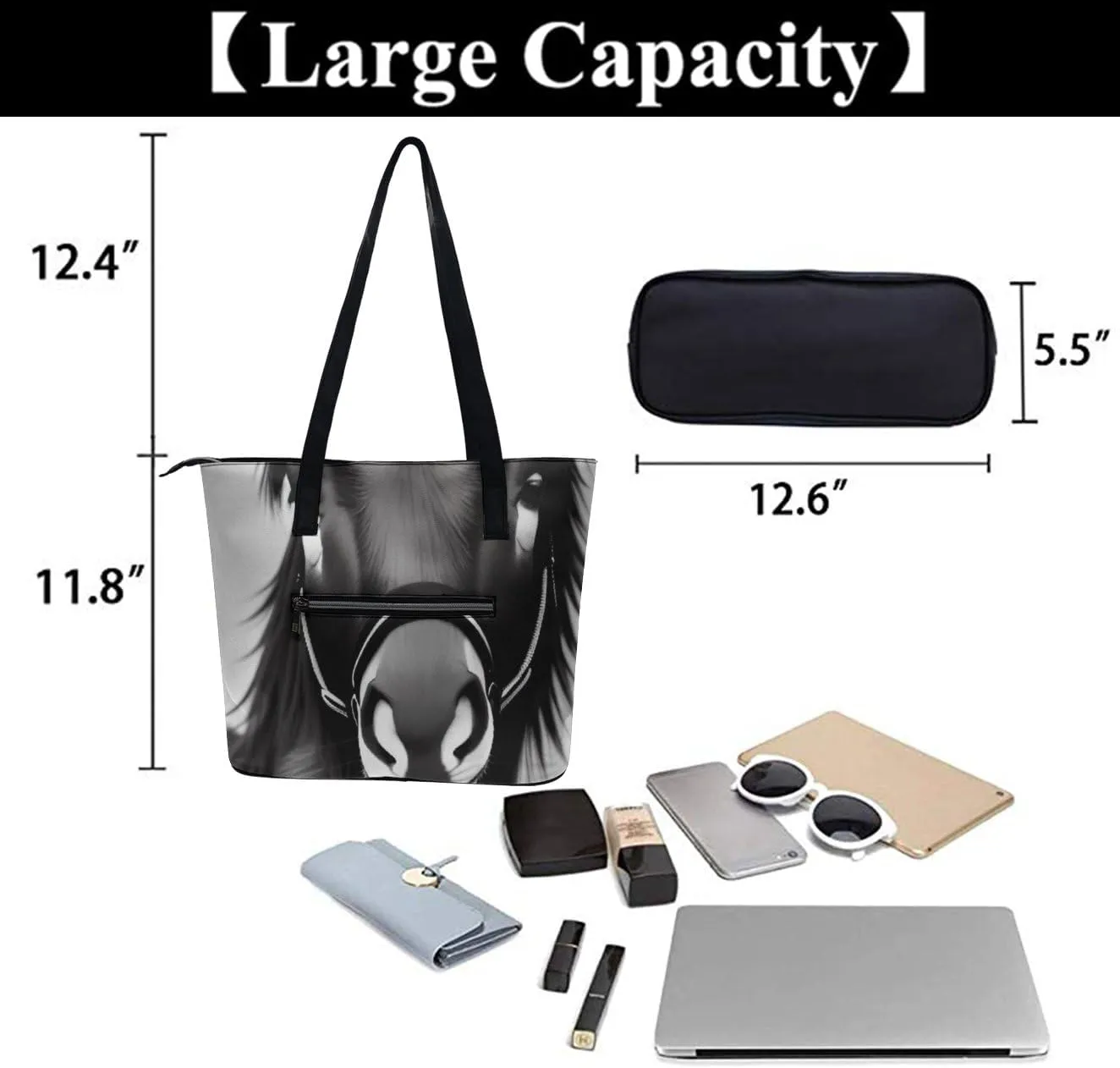 Shoulder Bag Handbags for Women Fashion Tote Bags PU Leather Shoulder Bag Top Handle Satchel Bags Purse