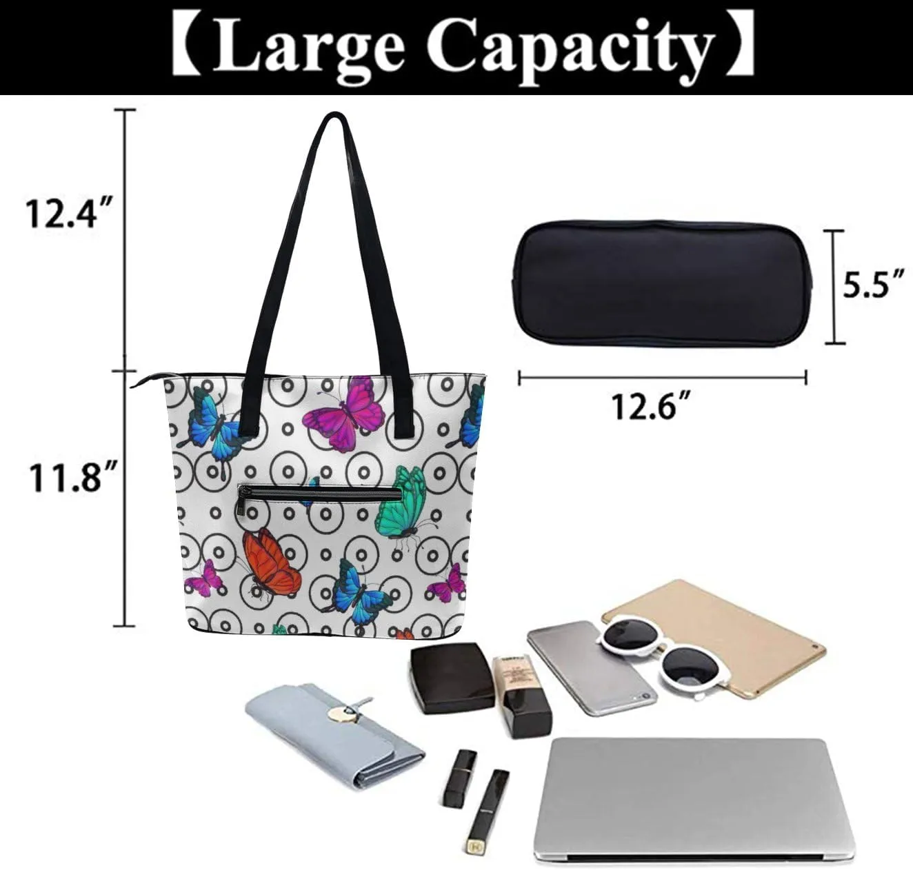 Shoulder Bag Handbags for Women Fashion Tote Bags PU Leather Shoulder Bag Top Handle Satchel Bags Purse