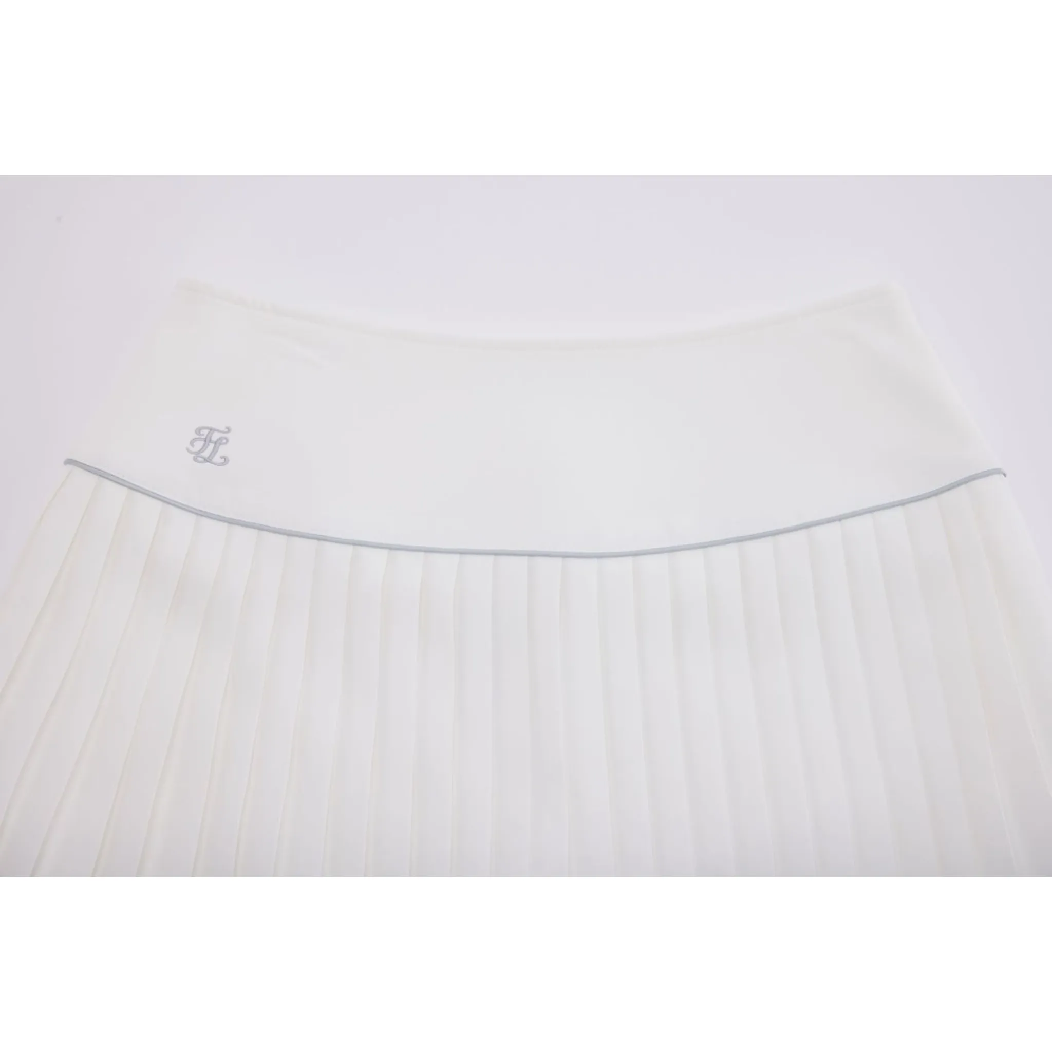 SILK TWIST FLARE PLEATS SKIRT