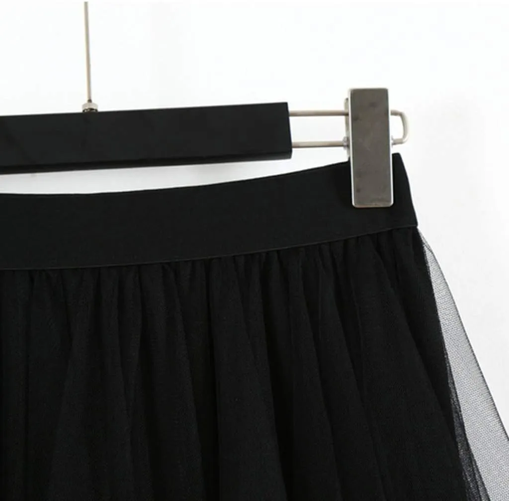 Skirts for Women Comfortable High Waist Pleated Tutu Skirt Ladies Midi Skirt 80S Costumes for Women