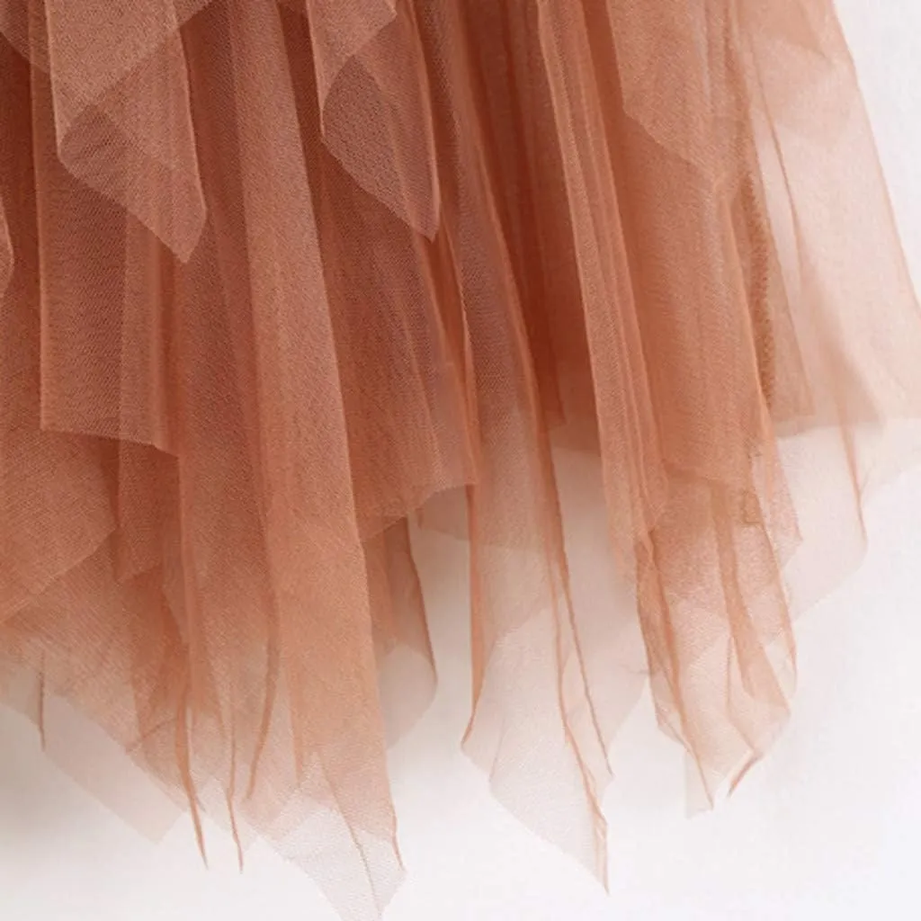 Skirts for Women Comfortable High Waist Pleated Tutu Skirt Ladies Midi Skirt 80S Costumes for Women