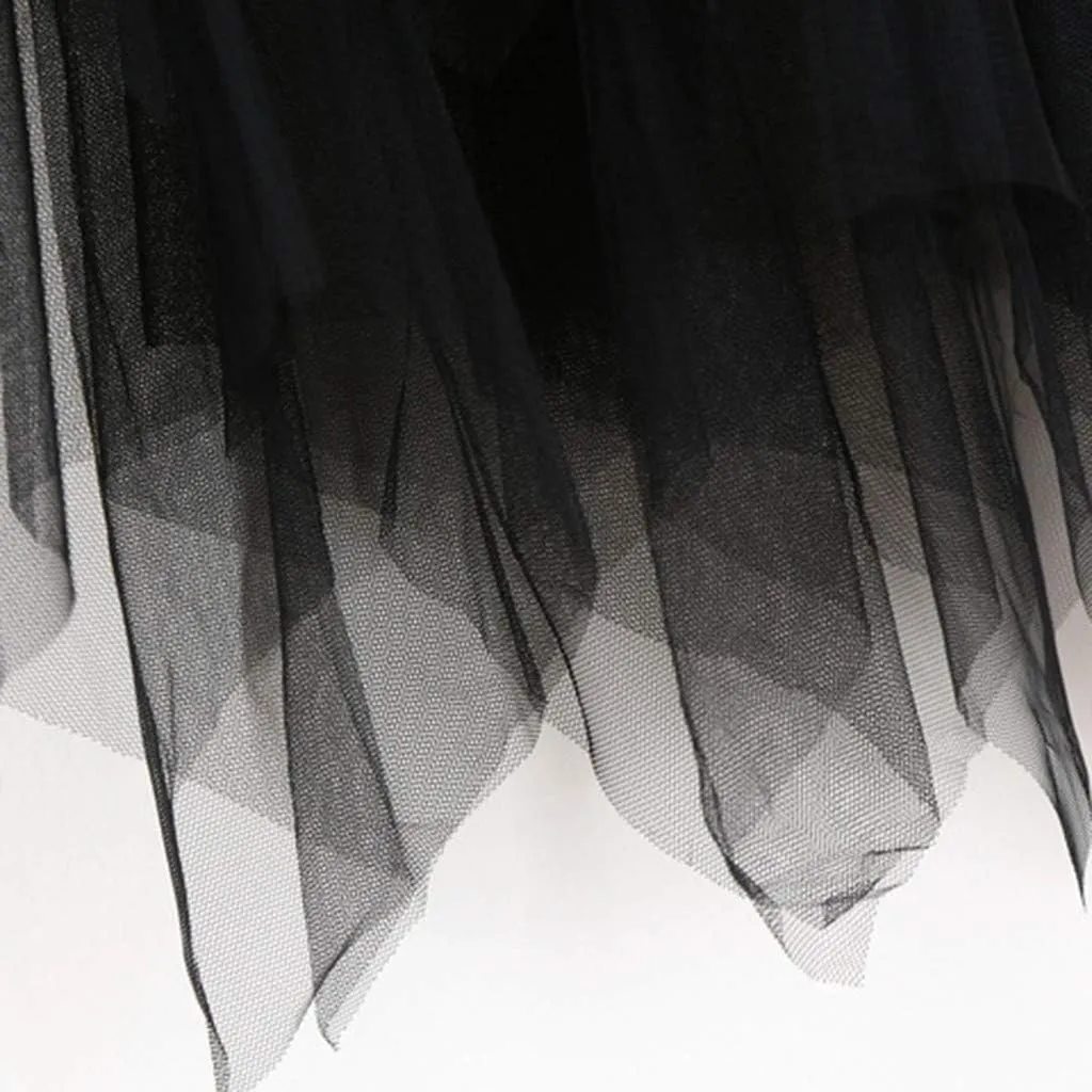 Skirts for Women Comfortable High Waist Pleated Tutu Skirt Ladies Midi Skirt 80S Costumes for Women