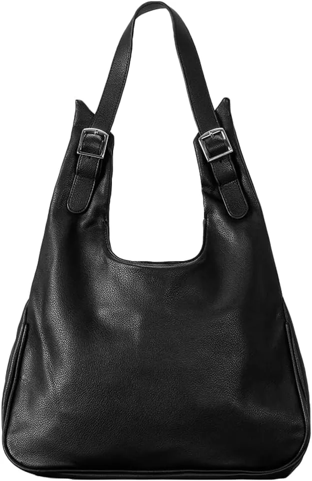 Slouchy PU Leather Hobo Bags Women Trendy Underarm Shoulder Bag Crescent Crossbody Purse Mini Summer Satchel Tote Handbag