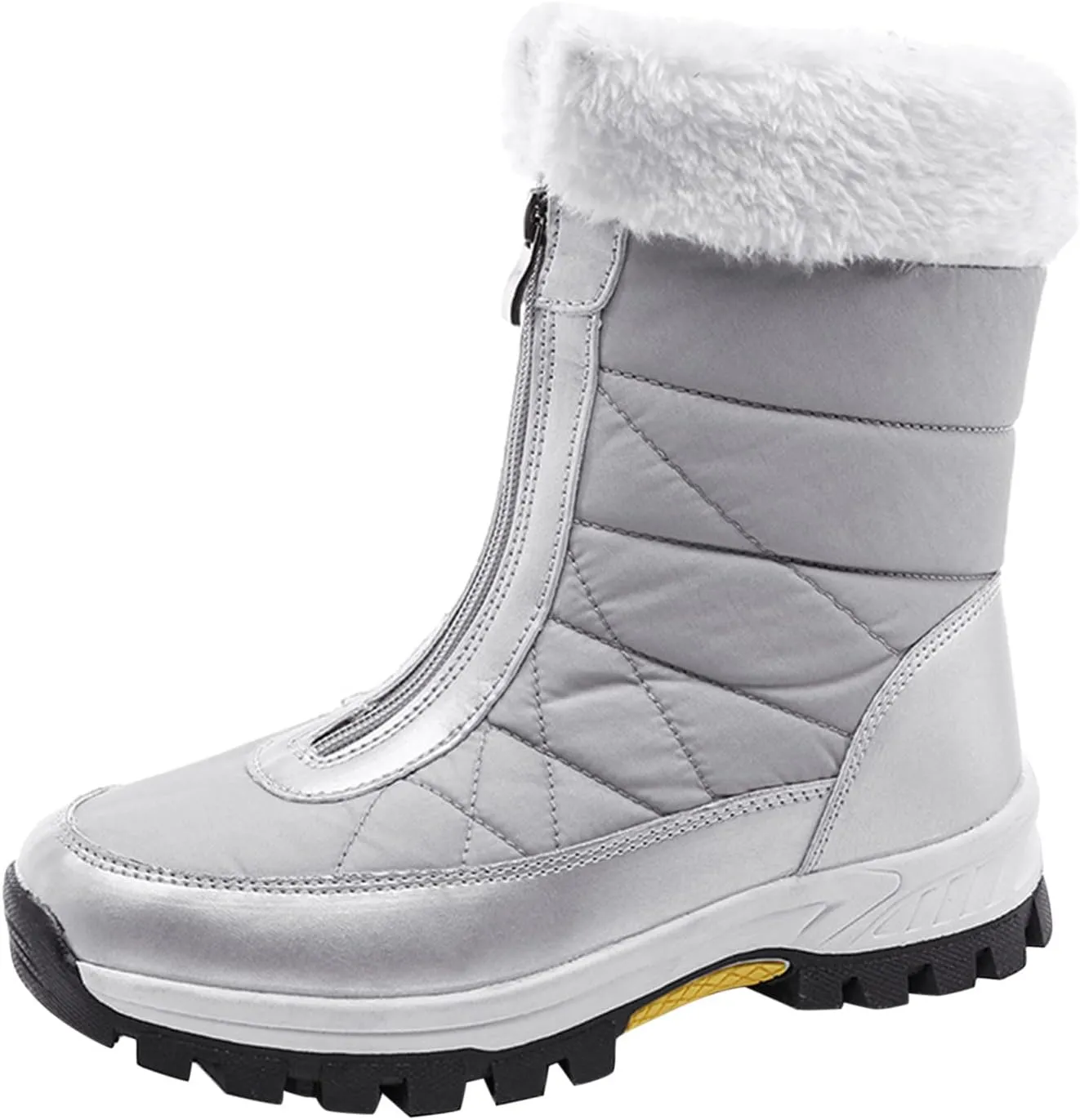 Snow Boots for Women 2023 Trendy Winter Boots for Women Waterproof Snow Size 10 Womens Size 10 1/2 Wide Winter Boots Outdoor Slippers Boots for Women Waterproof Winter Boot for Women Lightweight