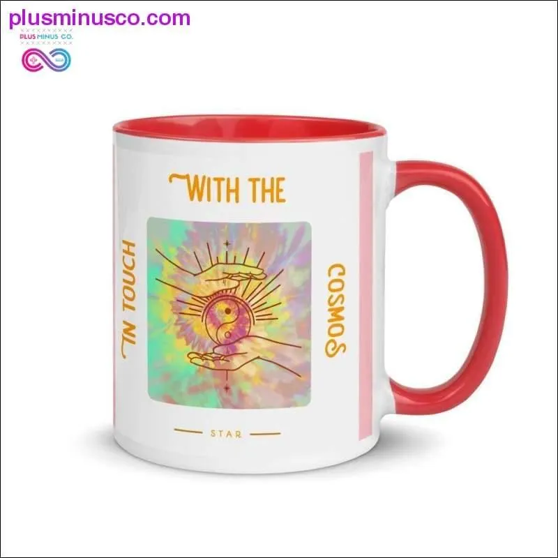 Spiritual Mug Yin Yang In Touch with Cosmos Star- Material -