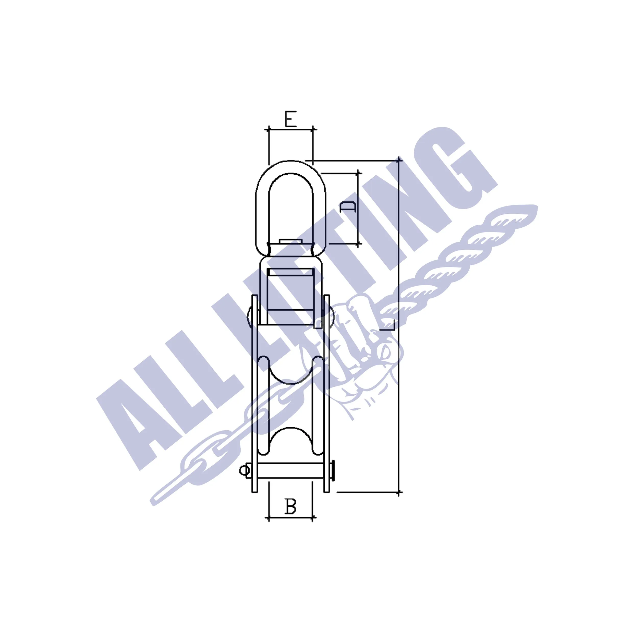 Stainless Steel Mame Block with Eye Plate