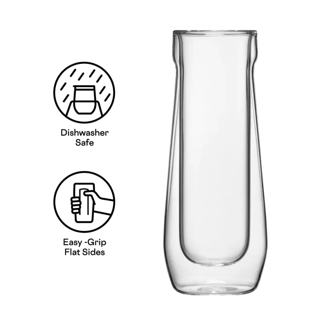 Stemless Flute Glass (Set of 2)
