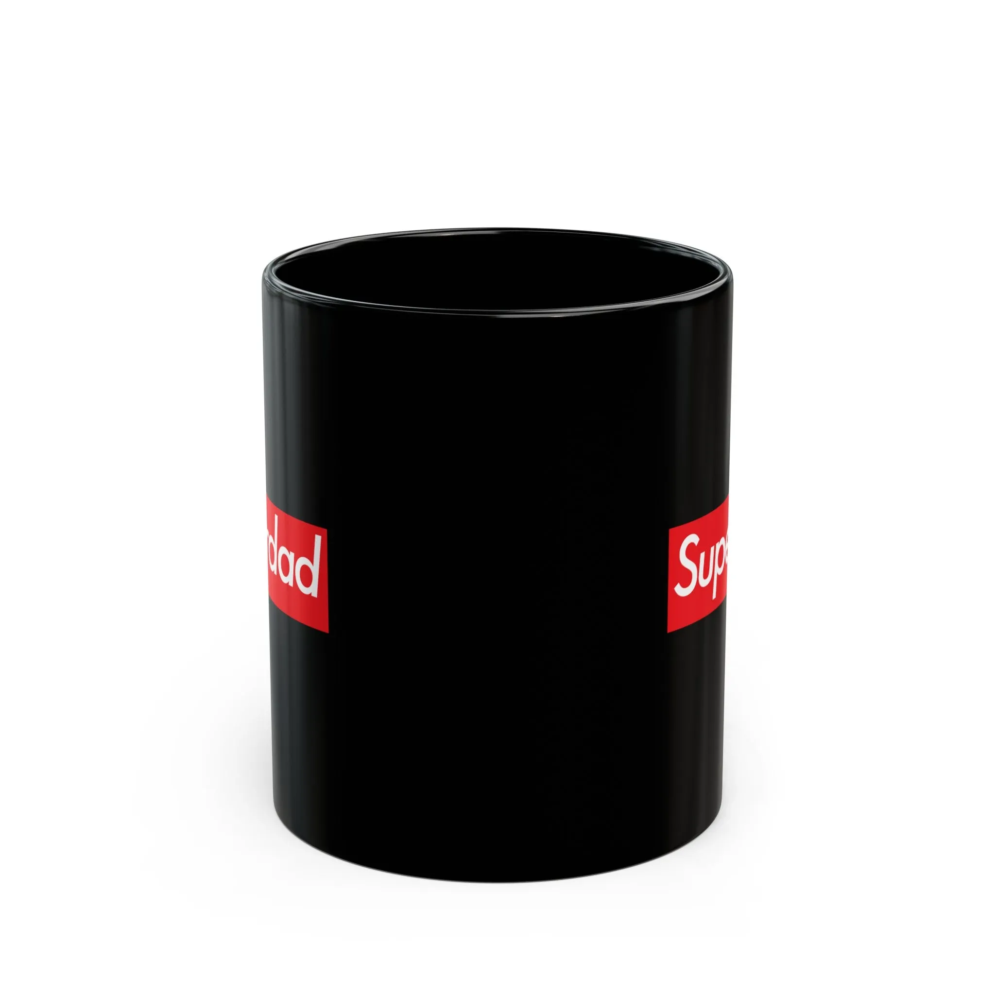 Superdad Black Mug (11oz, 15oz) super Inspired Funny Dad Father Appreciation Gift For Dads Fathers Day Thank You Thankful Love Birthday Christmas