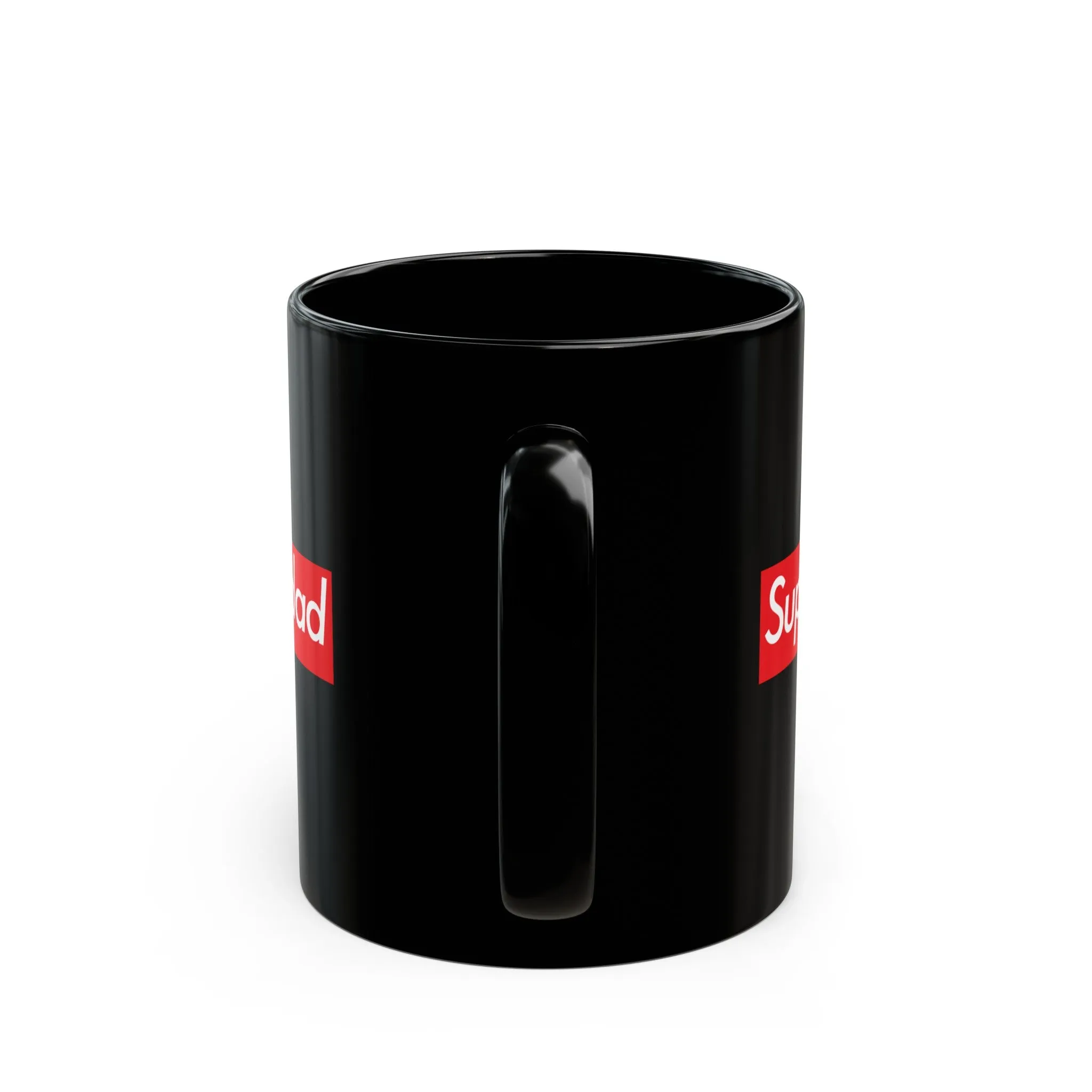 Superdad Black Mug (11oz, 15oz) super Inspired Funny Dad Father Appreciation Gift For Dads Fathers Day Thank You Thankful Love Birthday Christmas