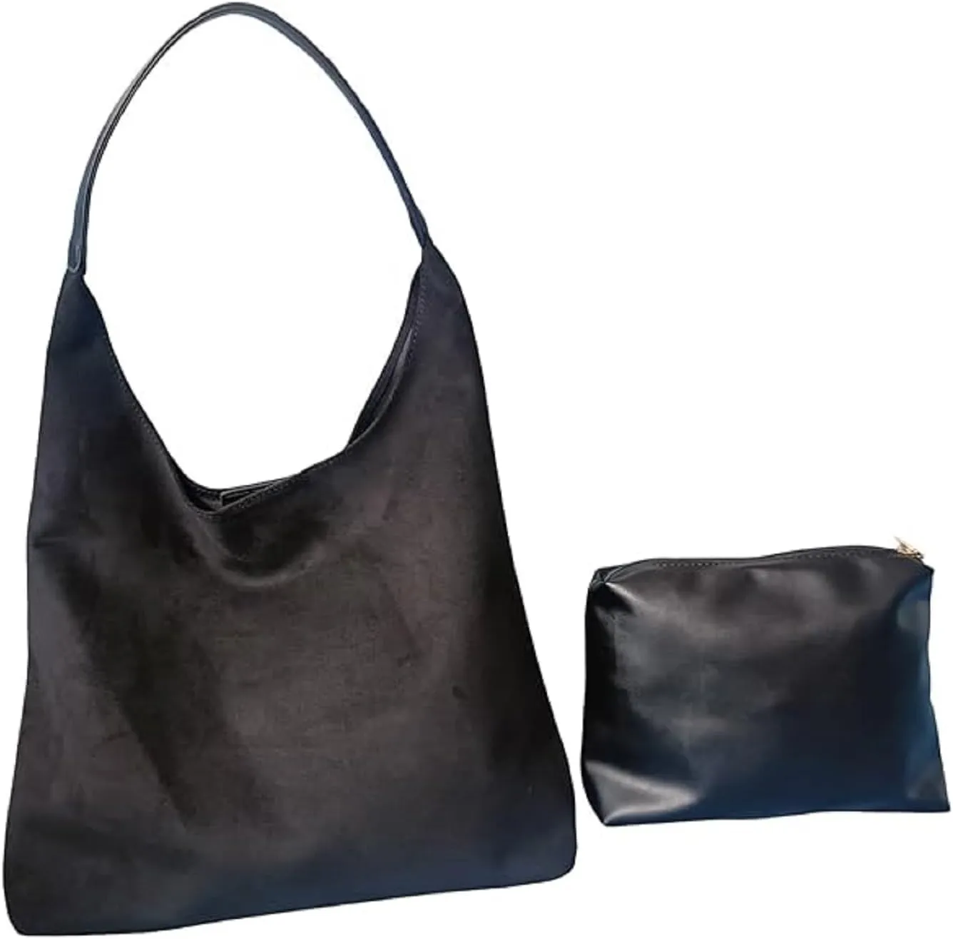 Tote Bags for Women, Work Bags With Pu Leather Clutch Purse Suede Slouchy Bag Hobo Handbag Office Tote Handbag