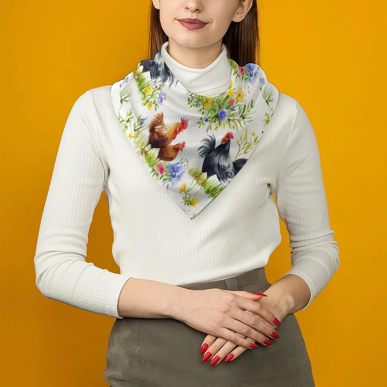 Unique Bandana Handkerchiefs for Women, Smooth Face Mask Headbands Neck Gaiter