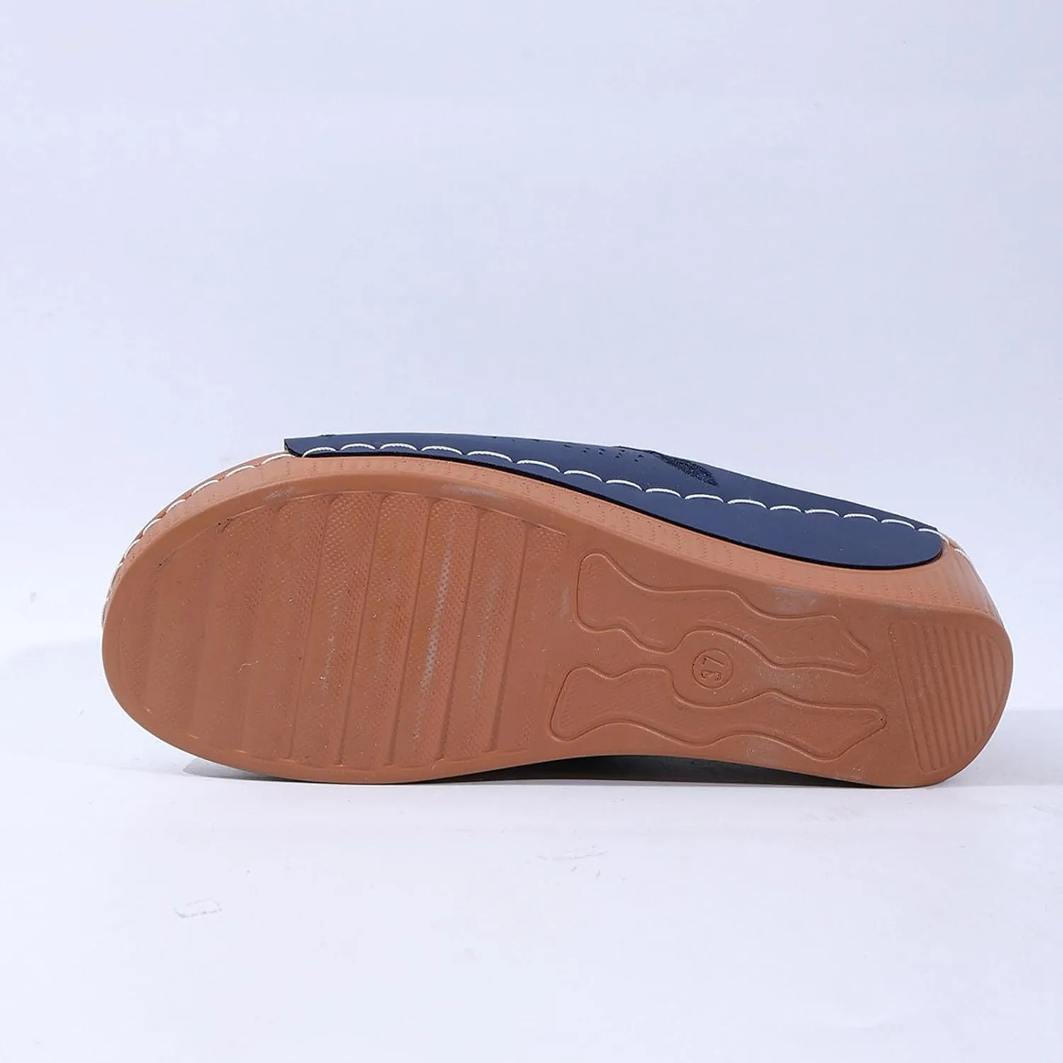 Wedge Sandals for Women Summer Casual Comfortable Arch Support Leather Slides Orthotic Slip On Walking Sandals Shoes