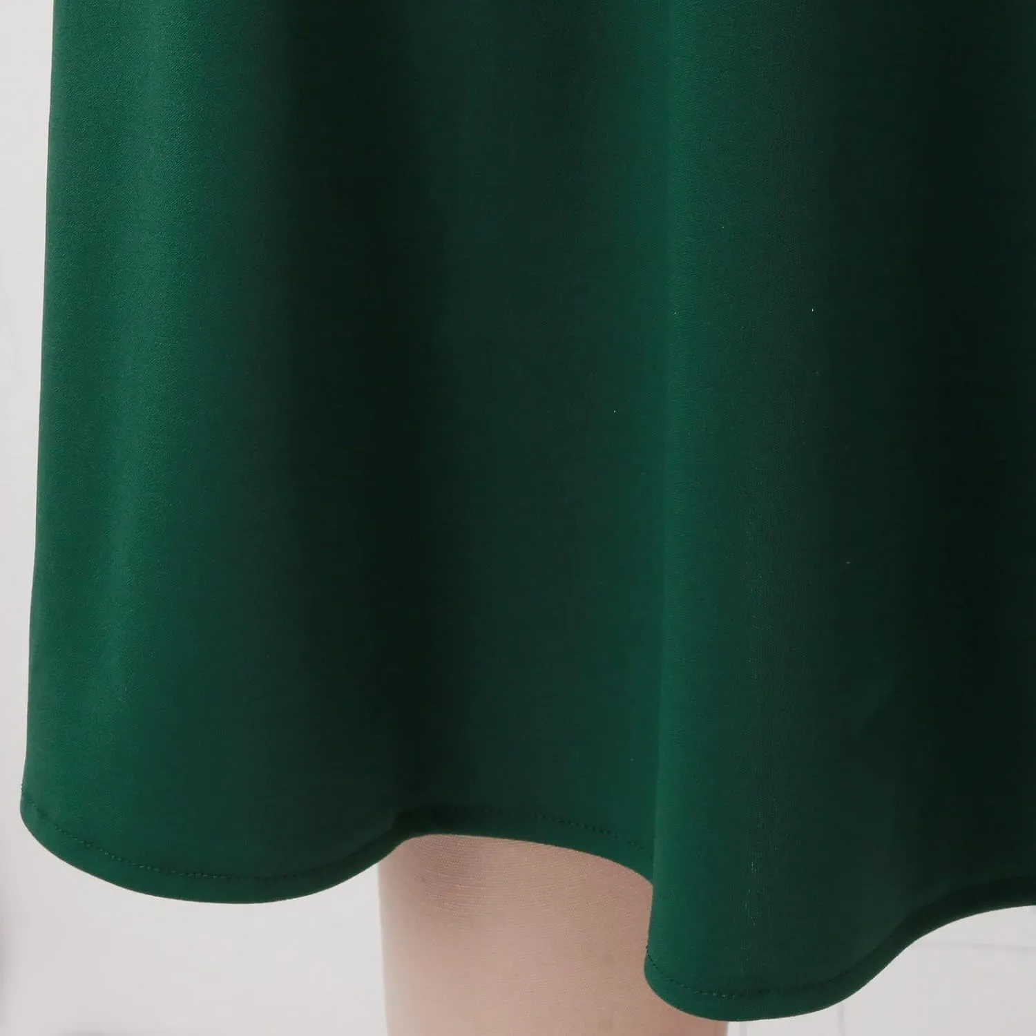 Women Flowy Satin Skirt Elegant High Waisted Midi Skirt Casual Dressy Flared Silk Skirts Classic Summer Vacation Beach Dress