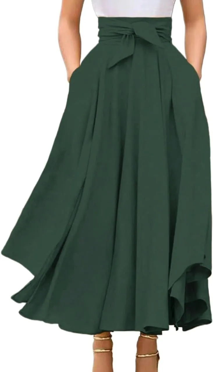 Women's 2025 Casual Maxi Long Skirts Elegant Skirt