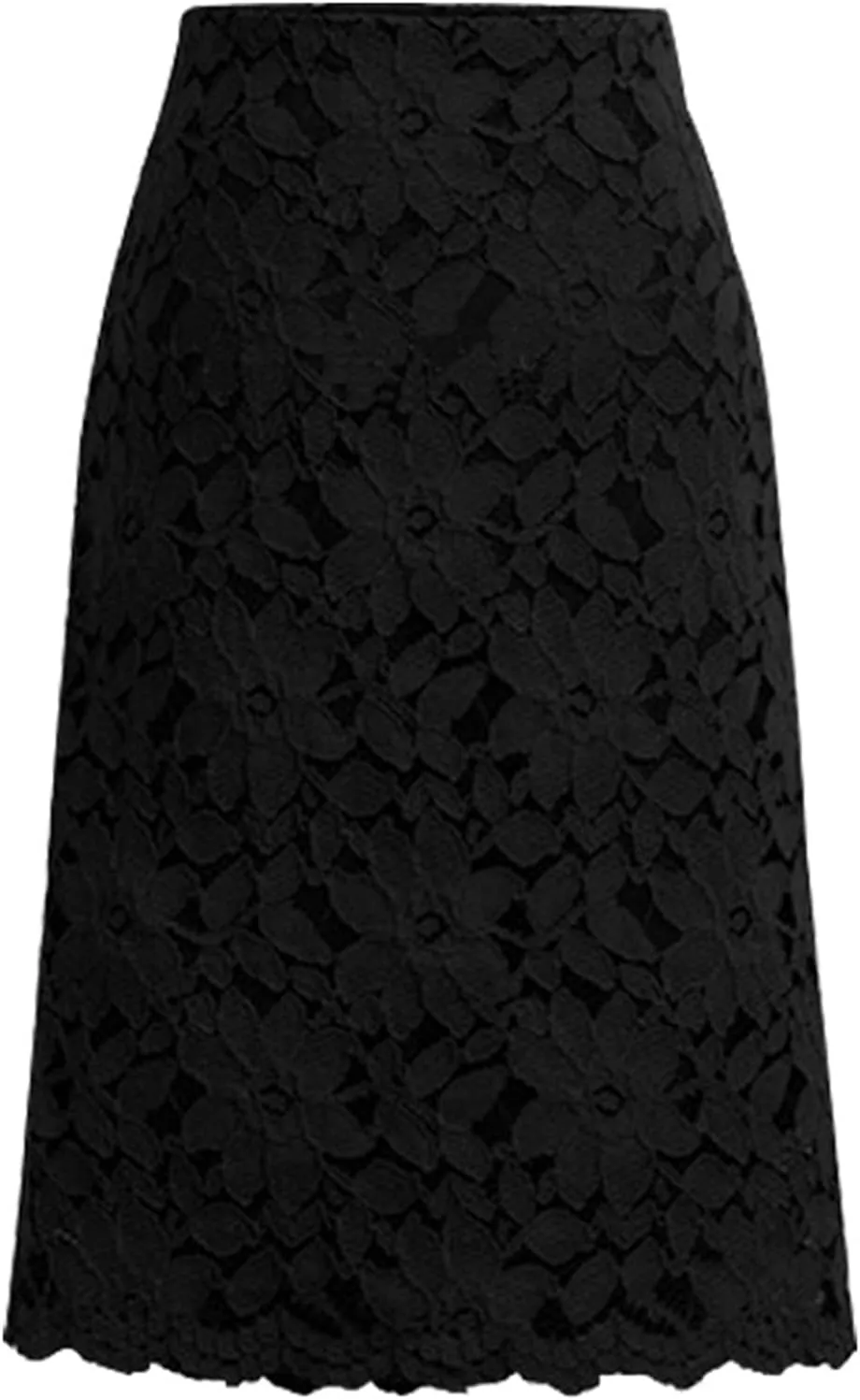 Women's Boho Maxi Skirt A Line Long Skirt Stretch Lace Fit Ladies Soft Waist Tight Lady Plain Skirts for Women