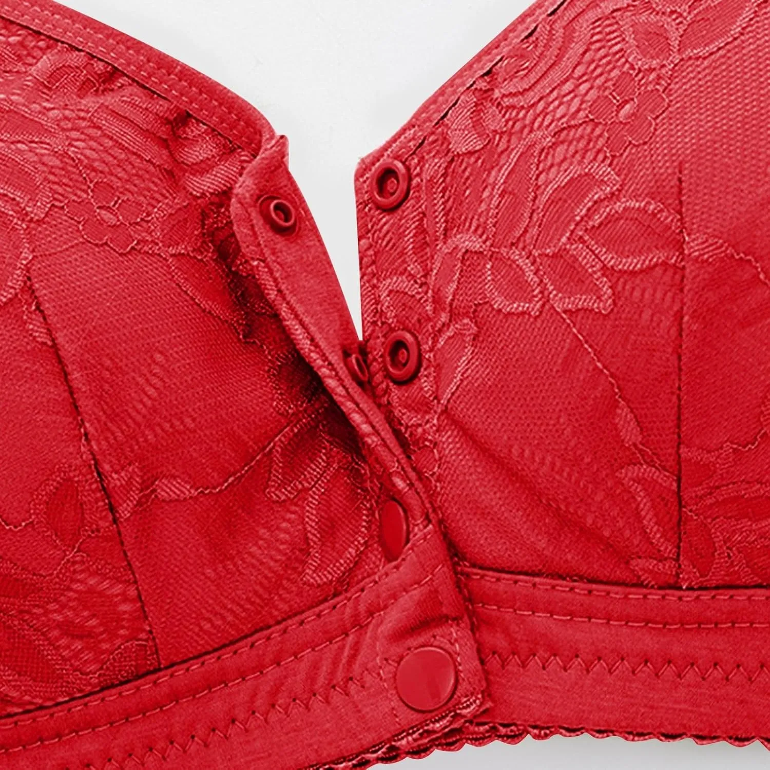Womens Daisy Bra Front Closure Sports Bras Beauty Back Full Coverage Breathable Easy Close Bra Front Buckle Corset