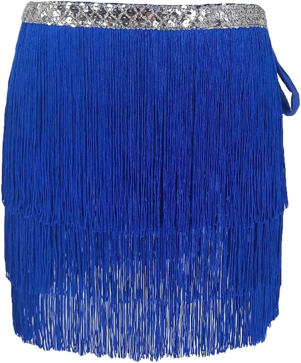 Womens Fringe Skirts Lightweight Flowy Casual Skirt Fashion Cozy High Waisted Solid Color Boho Skirt 2025