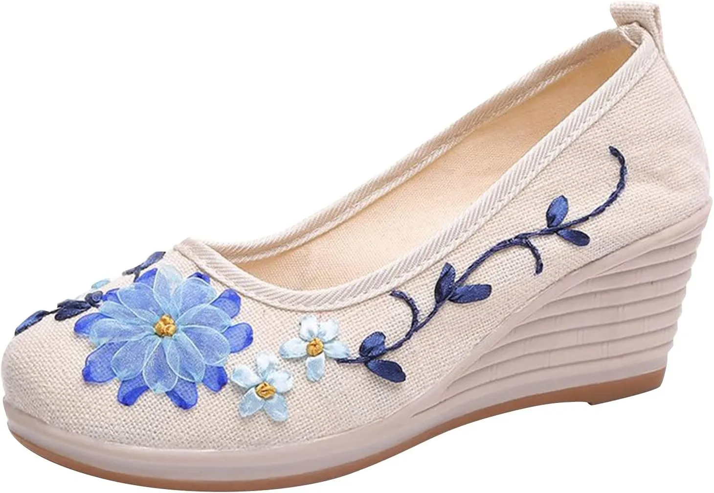 Women's Leather Casual Shoes Outdoor Casual Fashion Breathable Leisure Women's Thick-Soled Sandals Shoes