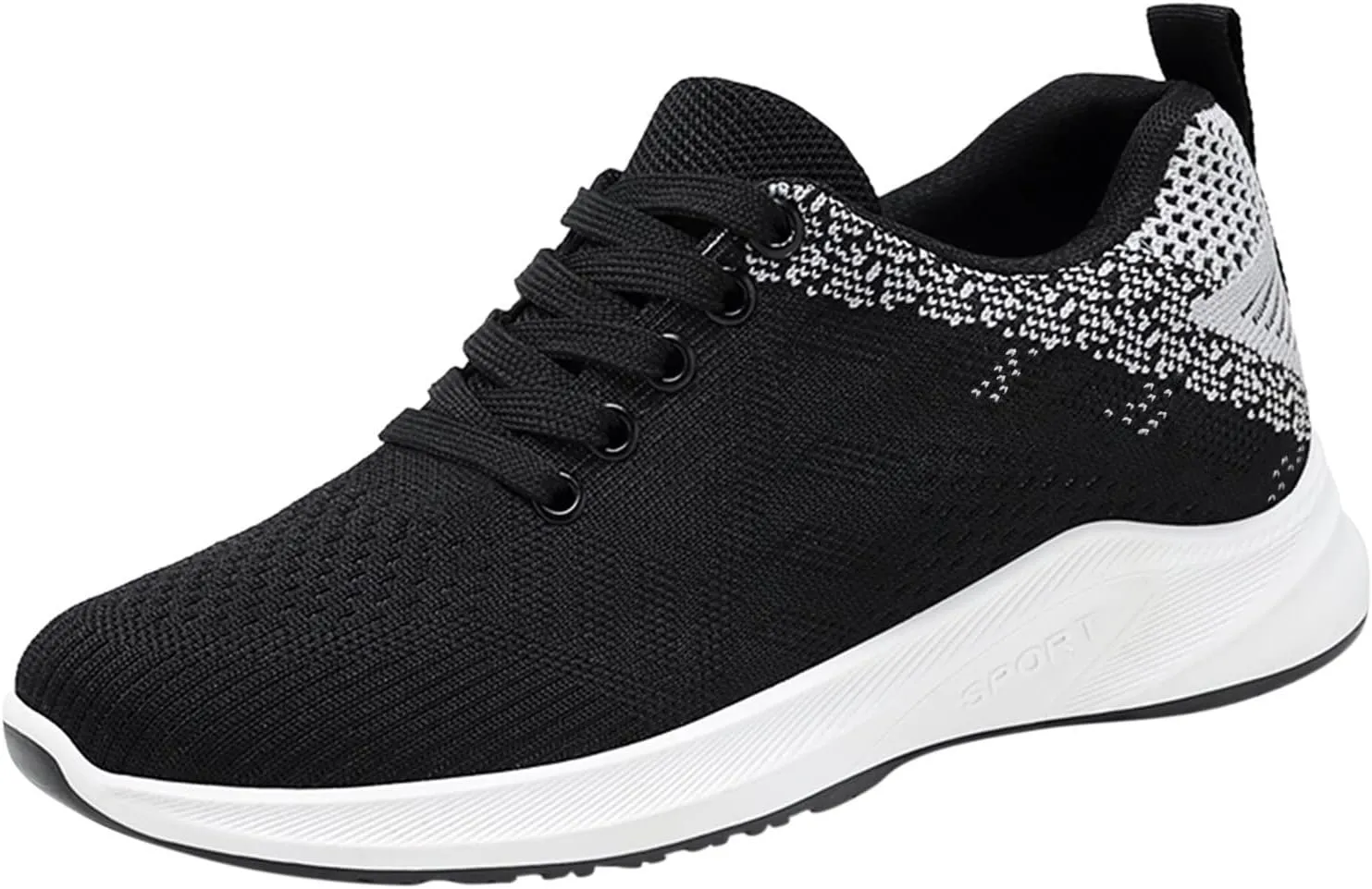 Women's Mesh Sneakers Lace Up Lightweight Casual Sneakers Comfortable Non-Slip Breathable Walking Shoes Orthopedic Shoes with Arch Support