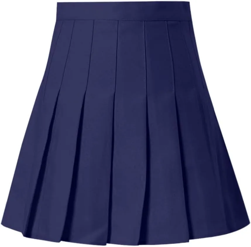 Women's Novelty Skirts Casual Solid Versatile Pleated Skirt High Waisted Cozy Mini Skirts Slim Fit Zipper Pencil Skirts