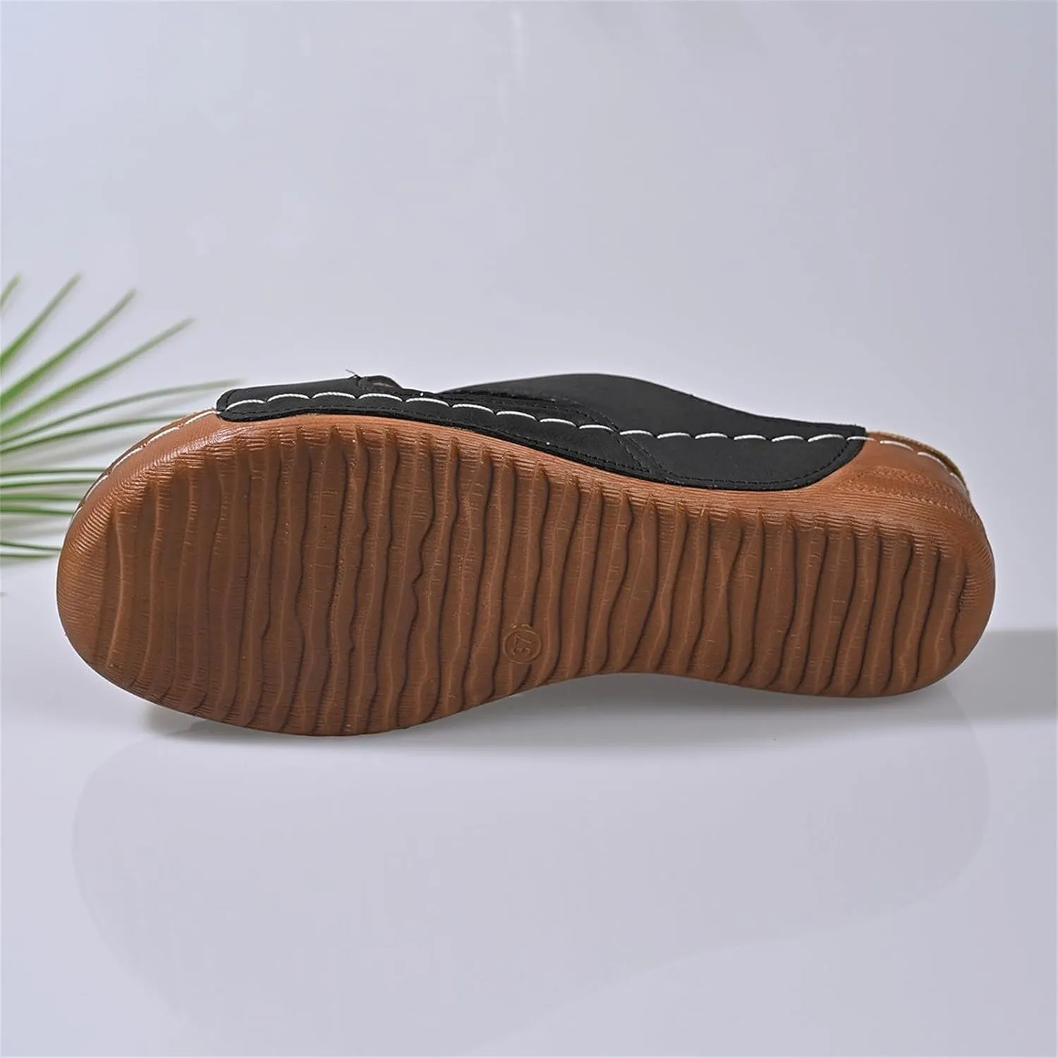 Womens Orthopedic Wedge Sandals 2025 Comfortable Flat Open Toe Platform Sandals Casual Boho Slip on Beach Shoes