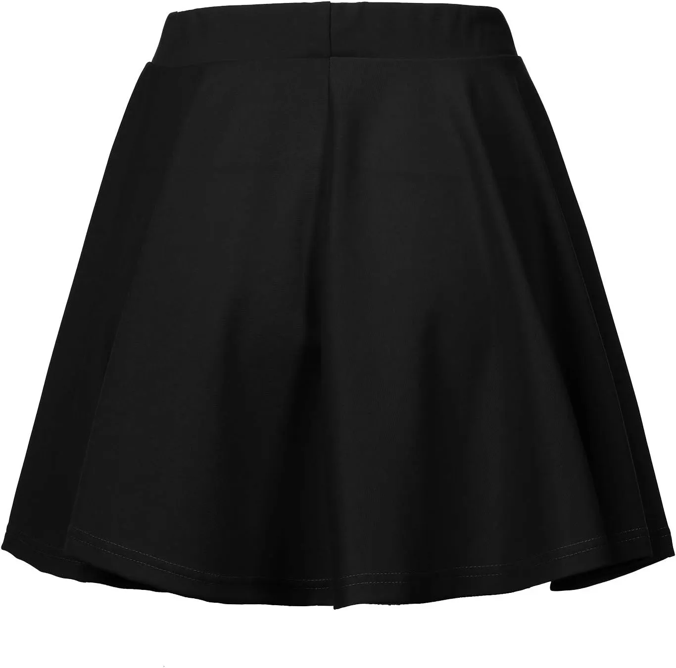 Women's Skirts Basic Pleated Skirt Solid Color A Line Skirt Versatile Stretchy Flared Skirt Casual Satin Midi