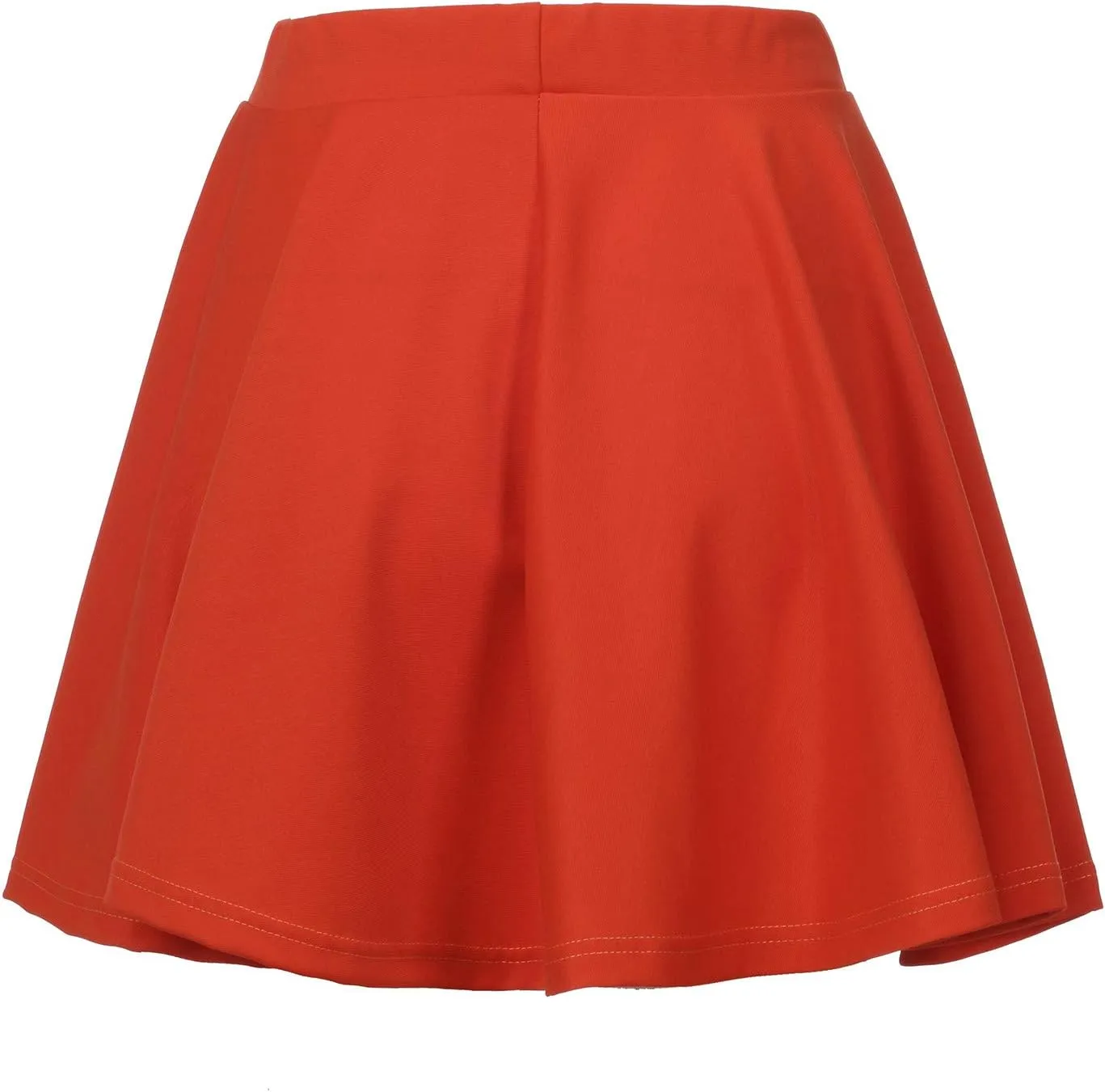 Women's Skirts Basic Pleated Skirt Solid Color A Line Skirt Versatile Stretchy Flared Skirt Casual Satin Midi