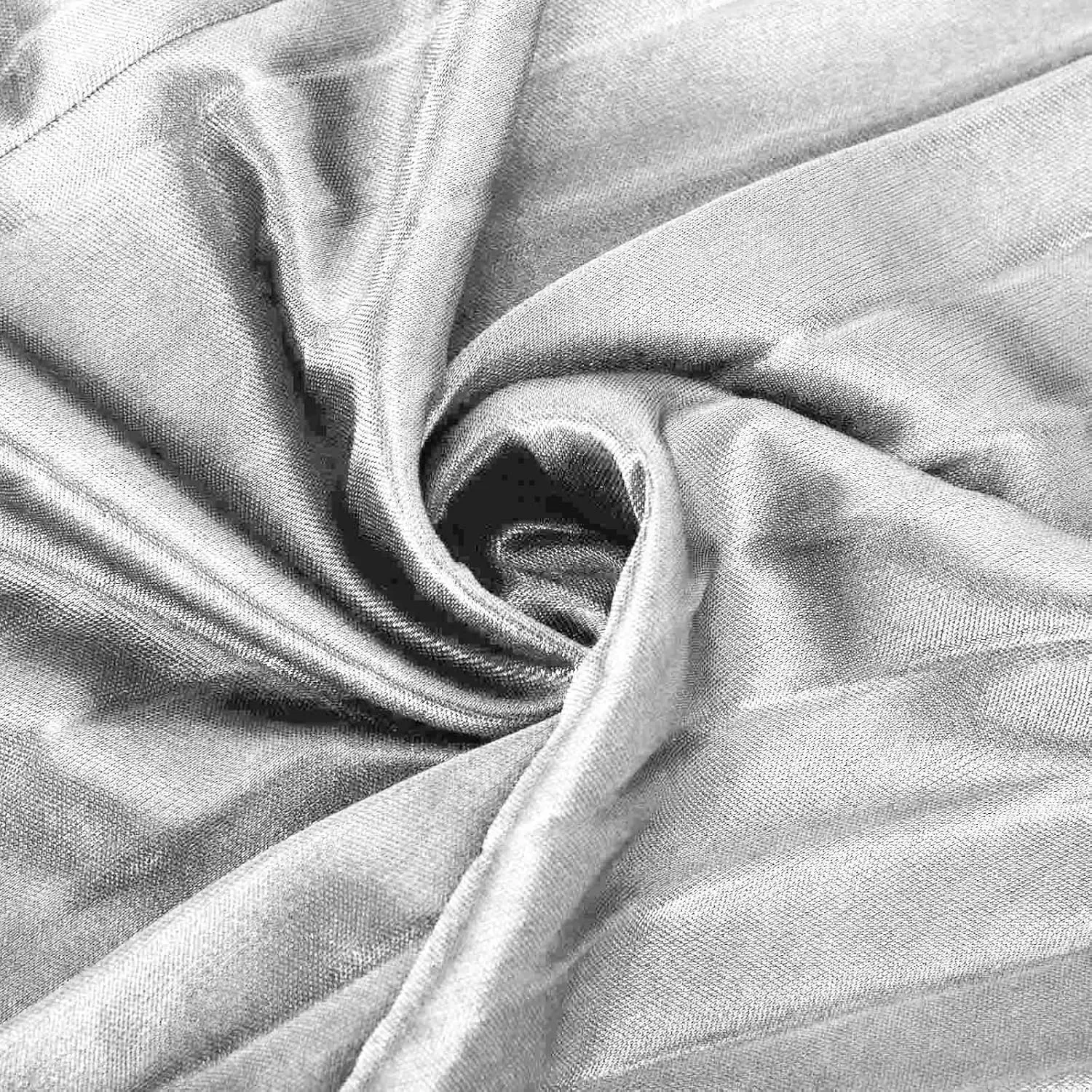 Women's Stain Skirts Fashion Pleated Classic Trending Skirt Silk Smooth Summer Skirt A Line Flowy Baggy Skirt