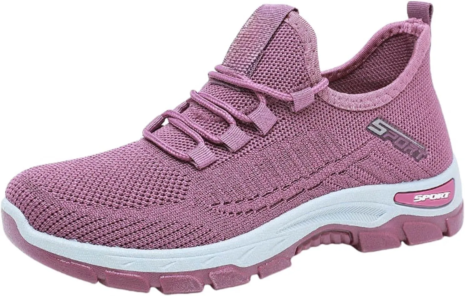 Womens Summer Running Shoes 2025 Non Slip Shoes Breathable Lightweigh Non Slip Athletic Sports Walking Sneakers