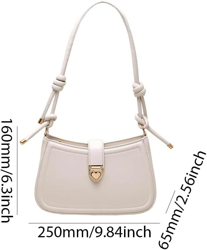 Women's Underarm Shoulder Bag Fashion Crossbody Bag Wallet Waterproof Leather Handbag Removable Shoulder Strap Crossbo