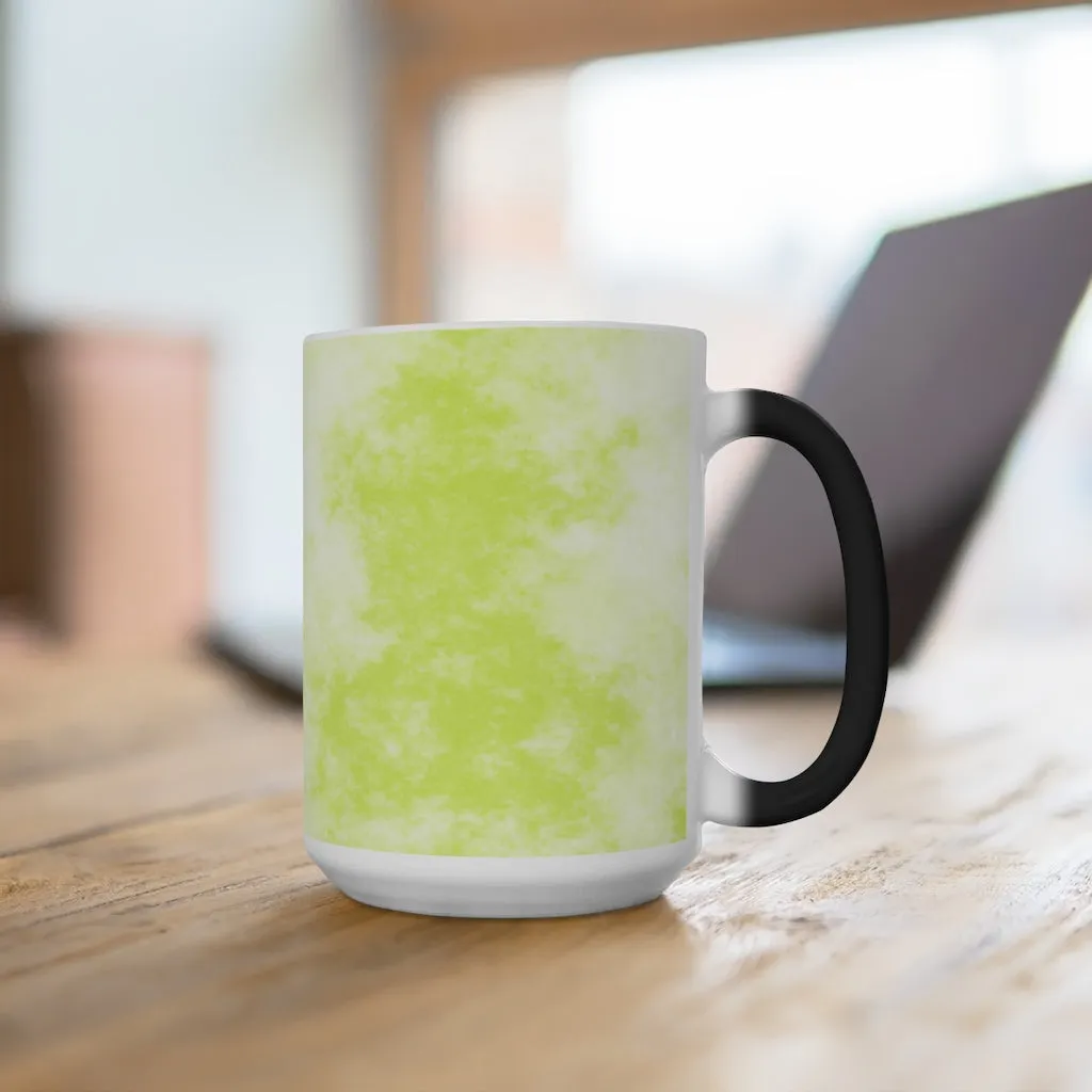 Yellow Clouds Color Changing Mug