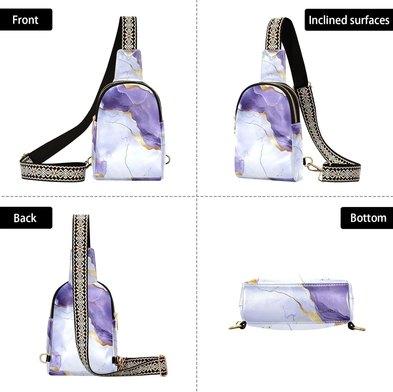 Yuiboo Shoulder Bag Waterproof Travel Bag for Men for Travel